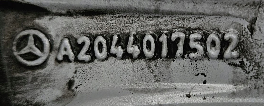 1x Alufelge 17 Zoll 7.5" 5x112 47ET Glanz Silber Mercedes-Benz W204 Rim Wheel FEL3362528568ud