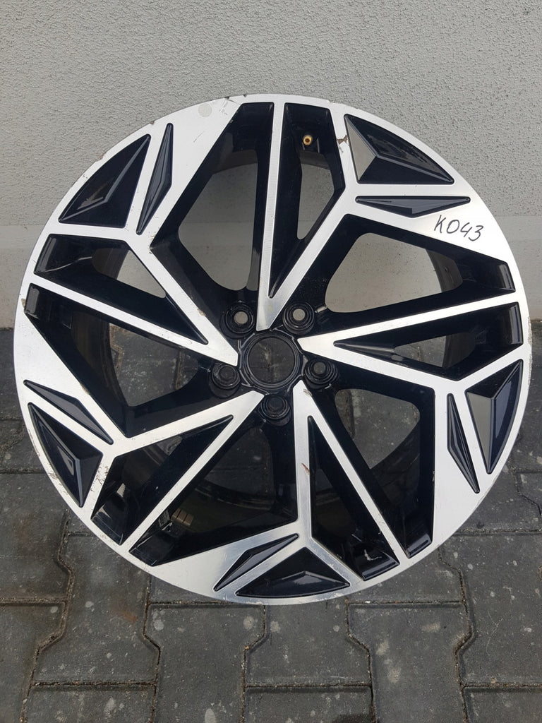 1x Alufelge 20 Zoll 8.5" 5x114.3 53 5ET Glanz Schwarz 52910-KL310 Hyundai Ioniq FEL6506287219jv