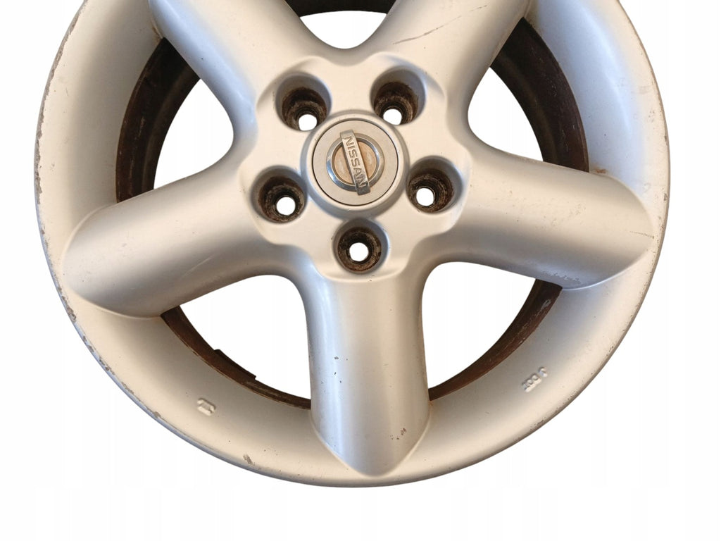 4x Alufelge 16 Zoll 6.5" 5x114.3 Glanz Silber Nissan X-Trail I T30 Rim Wheel FEL9778772044ul