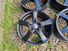Load image into Gallery viewer, 4x Alufelge 16 Zoll 6.5" 5x112 50ET Glanz Schwarz KBA47675 VW Golf Rim Wheel FEL9559646593wx