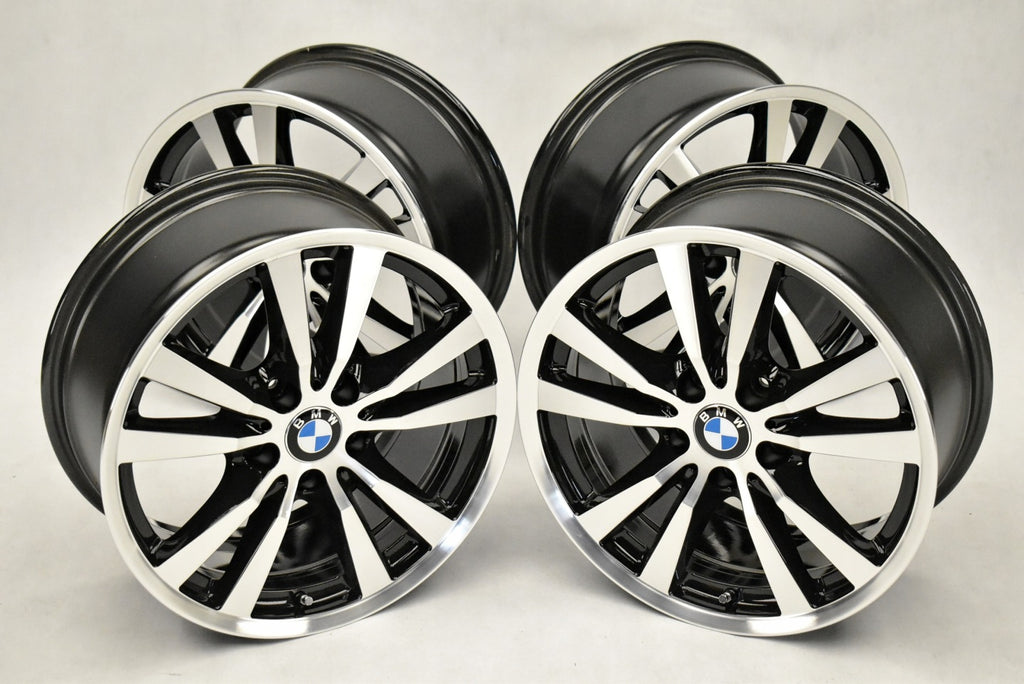 4x Alufelge 18 Zoll 8.5" 5x120 46ET Glanz Schwarz 6853952 BMW X5 F15 Rim Wheel FEL4914741255hn