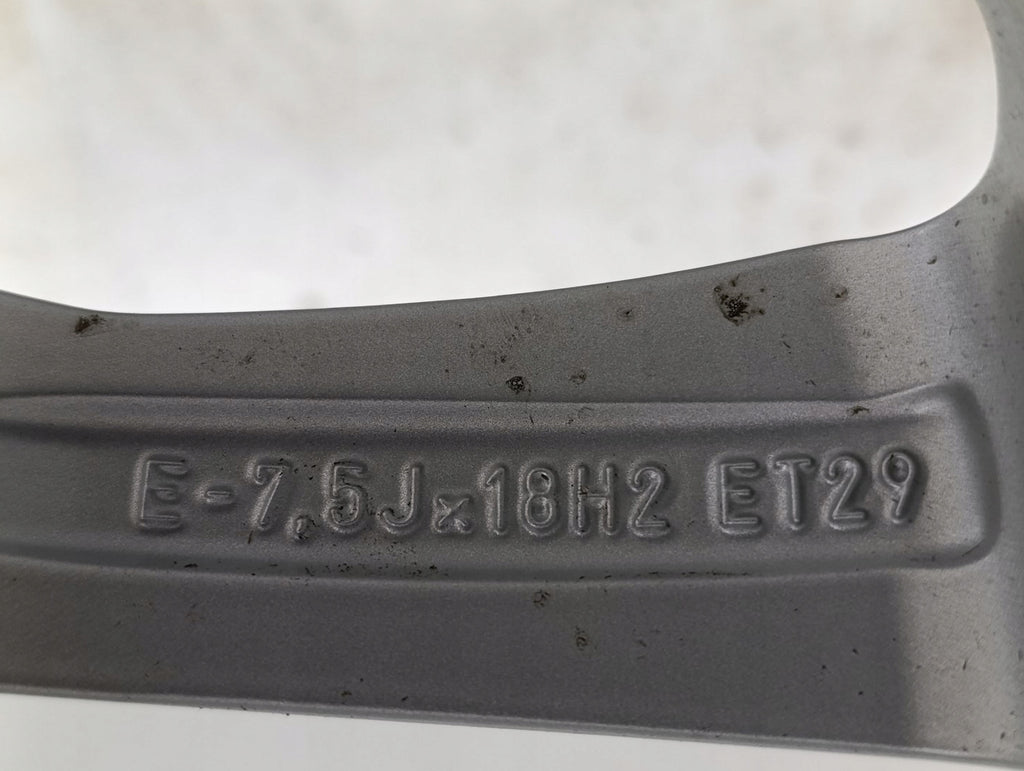 1x Alufelge 18 Zoll 7.5" 5x112 29ET Glanz Silber 8W9601025B Audi A5 A4 Rim Wheel FEL2210685818vt