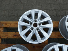 Load image into Gallery viewer, 4x Alufelge 16 Zoll 6.5" 5x120 51ET Glanz Silber 7E0601025N VW T6 T5 Rim Wheel FEL6578139214dw