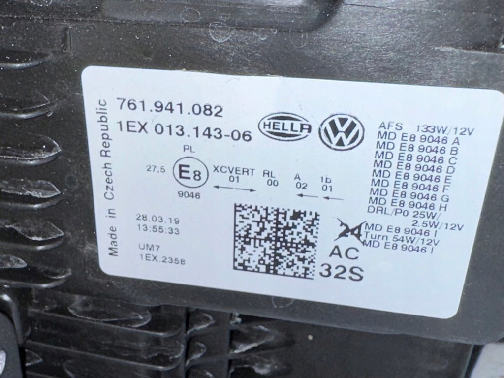 Frontscheinwerfer VW Touareg Cr7 761941082 LED Rechts Scheinwerfer Headlight