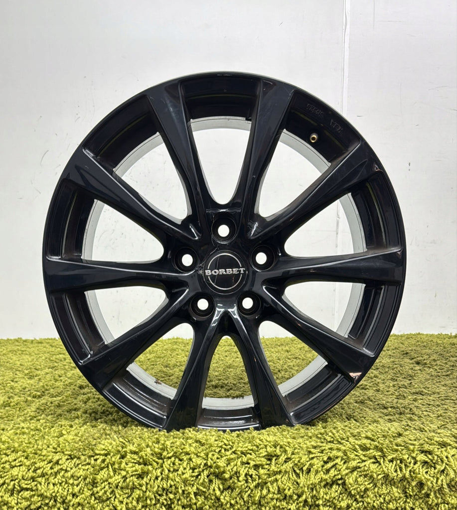 1x Alufelge 17 Zoll 7.5" 5x112 37ET Glanz Schwarz Audi Superb Rim Wheel FEL9863229557vp