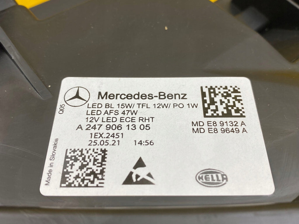 Frontscheinwerfer Mercedes-Benz W247 A2479061305 LED Links Headlight SCH5680959992yt