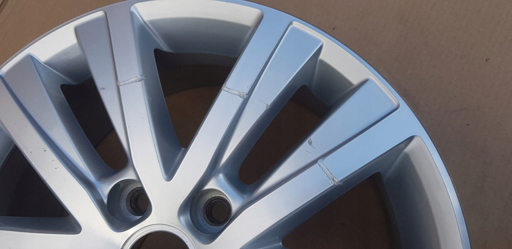 1x Alufelge 17 Zoll 7.0" 5x120 55ET Glanz Schwarz 7E0601025 VW T5 Rim Wheel FEL9240793398lf