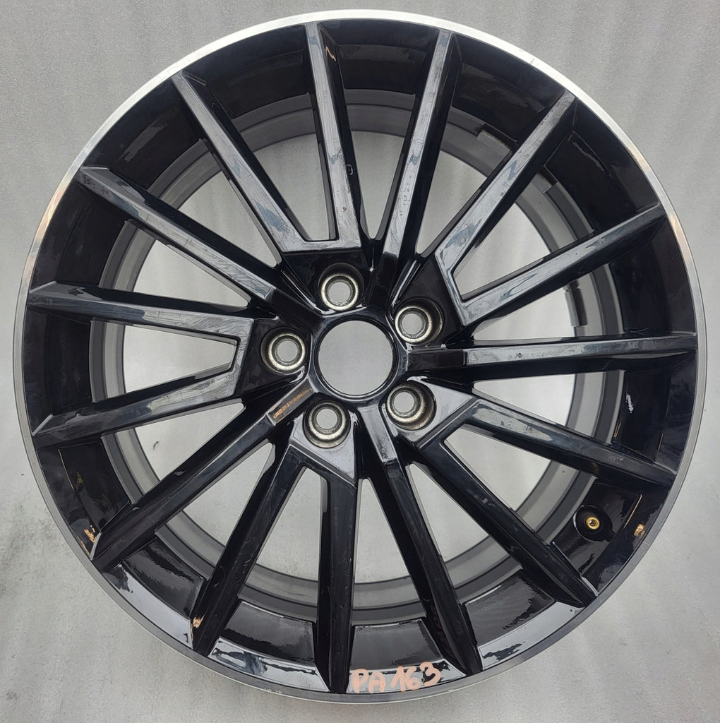 1x Alufelge 17 Zoll 7.0" 5x100 46ET Glanz Schwarz 5JA601025AL Skoda Fabia I FEL9899902044nz