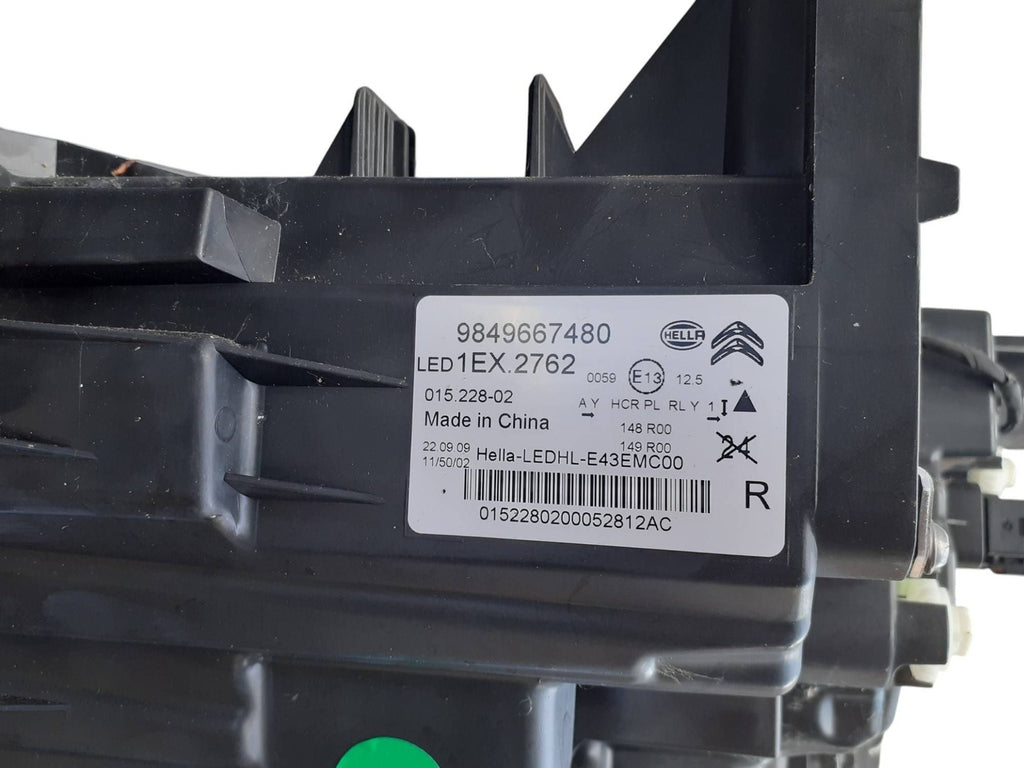 Frontscheinwerfer Citroën C5 X 9849667480 Rechts Scheinwerfer Headlight