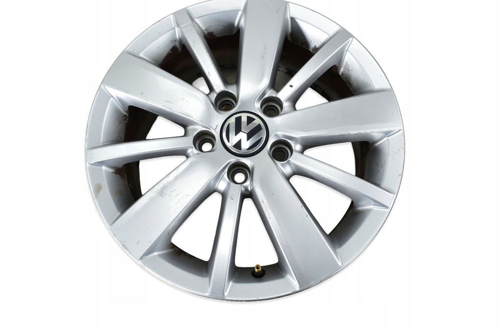 1x Alufelge 16 Zoll 6.5" 5x112 50ET Glanz Silber 5K0601025S VW Passat Golf VI I FEL6686802355hj