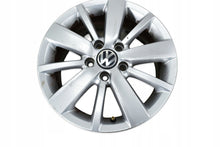 Load image into Gallery viewer, 1x Alufelge 16 Zoll 6.5" 5x112 50ET Glanz Silber 5K0601025S VW Passat Golf VI I FEL6686802355hj