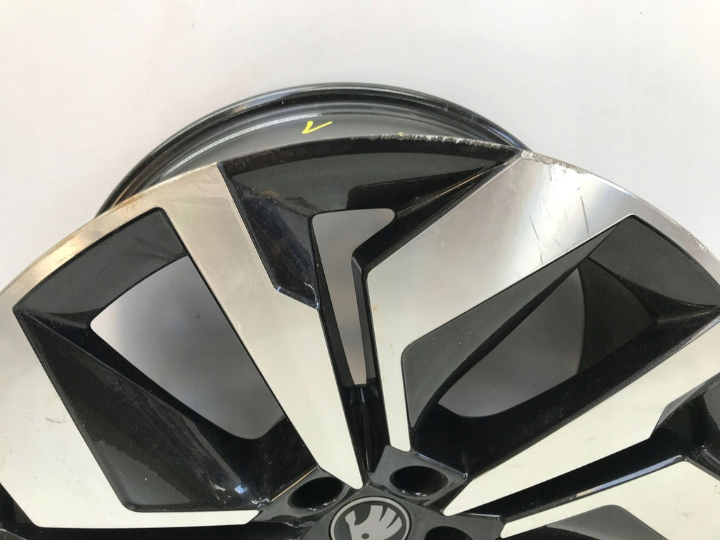 1x Alufelge 20 Zoll 9.0" 5x112 42ET Silber 5LA601025CA Skoda Enyaq Iv Rim Wheel FEL3415491096ej