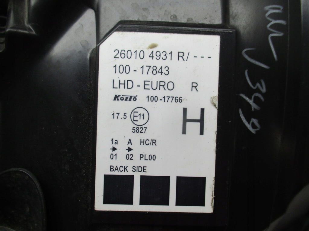 Frontscheinwerfer Renault Kangoo 260104931R Rechts Scheinwerfer Headlight SCH6180518468md
