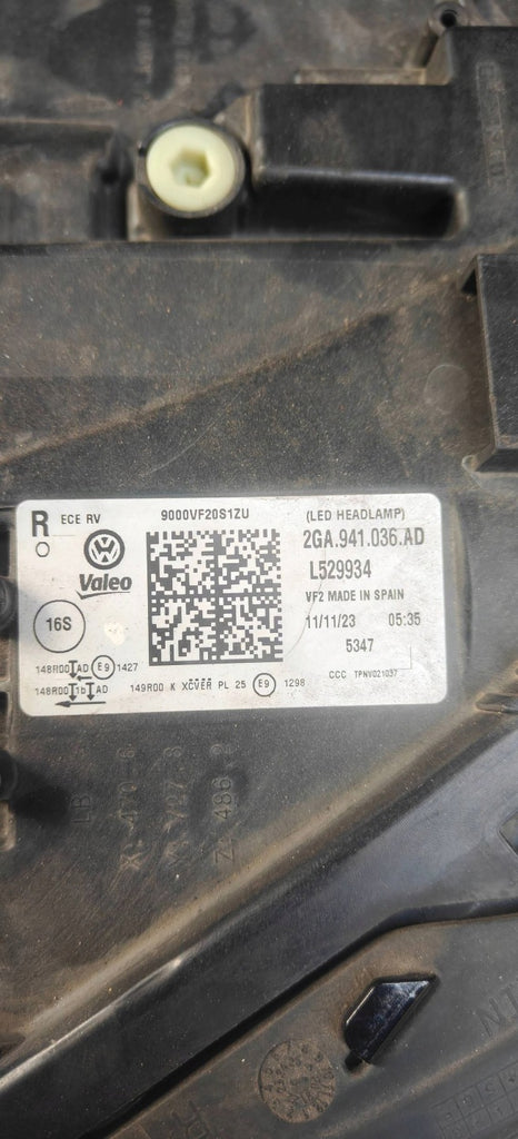 Frontscheinwerfer VW T-Roc 2GA941036AD Rechts Scheinwerfer Headlight SCH9899201440to