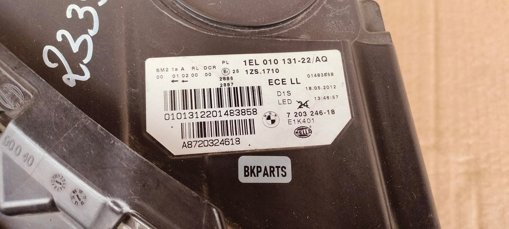 Frontscheinwerfer BMW 5 F11 F10 1EL010131-22 7203246-18 Xenon Rechts Headlight SCH7651077751az
