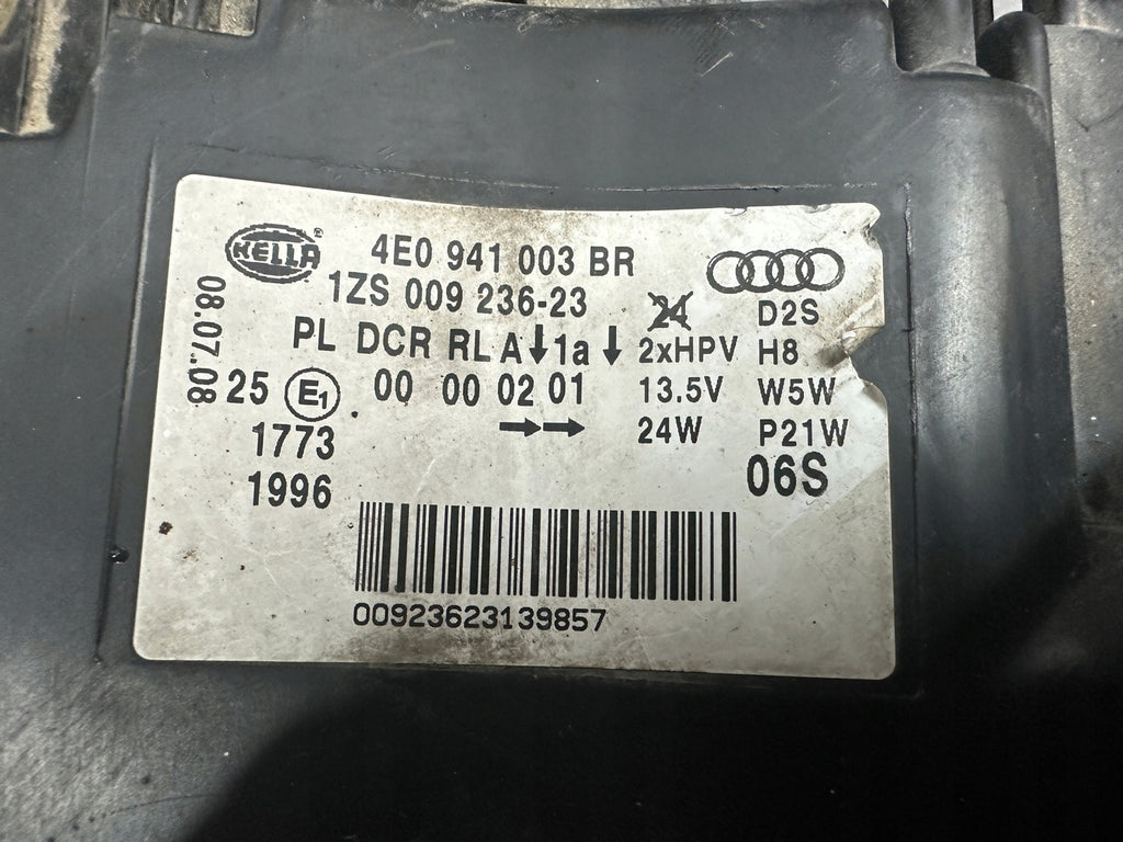 Frontscheinwerfer Audi A8 4E0941003BR Xenon Links Scheinwerfer Headlight SCH5268631968dw