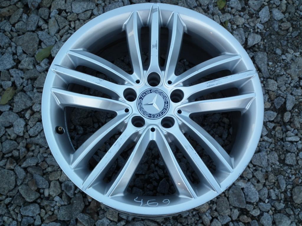 1x Alufelge 18 Zoll 8.5" 5x112 30ET Glanz Silber Mercedes-Benz Slk Rim Wheel