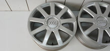 Laden Sie das Bild in den Galerie-Viewer, 4x Alufelge 17 Zoll 7.5" 5x112 43ET Glanz Silber 8D0601025AD Audi C5 A4 B6 B7 FEL6808013507dt