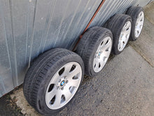 Laden Sie das Bild in den Galerie-Viewer, 4x Alufelge 17 Zoll 8.0" 5x120 24ET Glanz Silber 6765144 BMW E60 E65 Rim Wheel FEL1663360809zq
