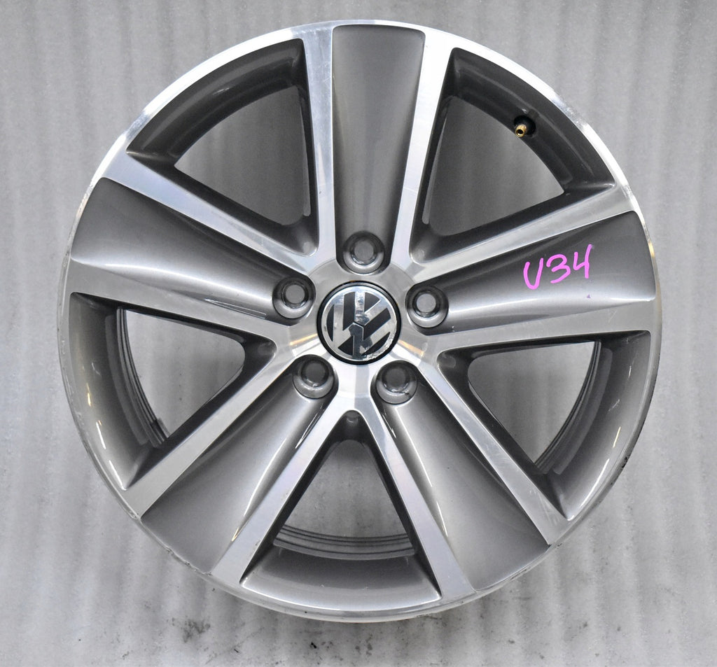 1x Alufelge 17 Zoll 7.5" 5x112 47ET Glanz Graphit 5M0601025A Mg 6 5 Golf Plus