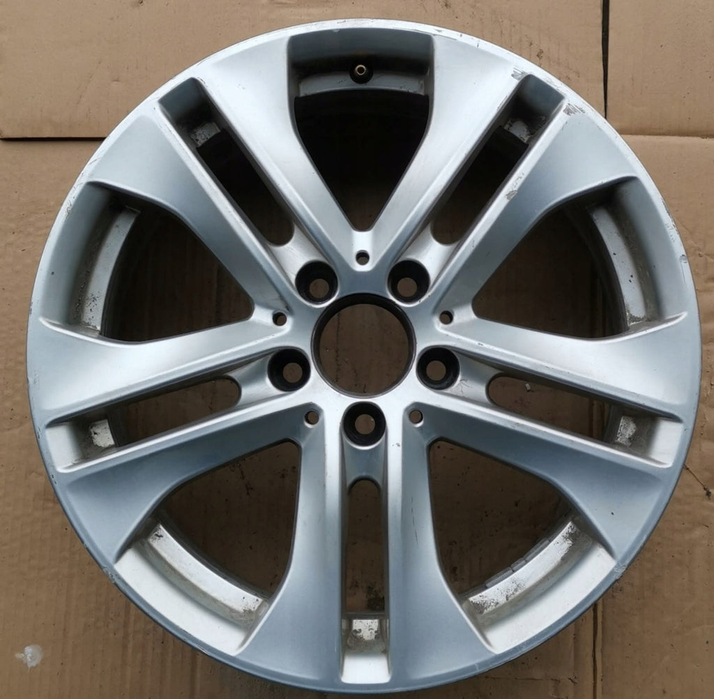 1x Alufelge 17 Zoll 7.5" 5x112 47ET Glanz Silber A2044017502 Mercedes-Benz W204 FEL2076897044vp