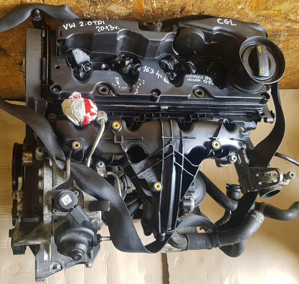 Motor Audi Seat Skoda VW CGL 2.0 TDI 163TKm 2013 Diesel Engine Unkomplett