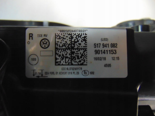 Frontscheinwerfer VW Sportsvan 517941082 LED Rechts Scheinwerfer Headlight