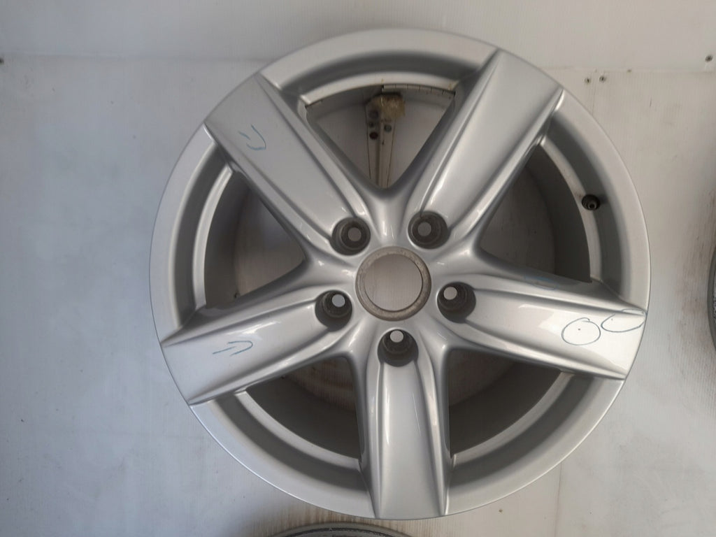 4x Alufelge 18 Zoll 8.0" 5x130 53ET Glanz Silber 7P5601025D Porsche Rim Wheel FEL6475004993cv