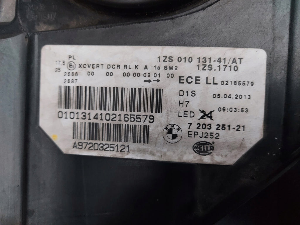 Frontscheinwerfer BMW F11 F10 7203251 Xenon Links Scheinwerfer Headlight SCH4278131179mc