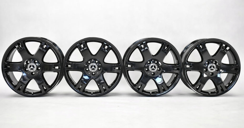 4x Alufelge 19 Zoll 8.0" 5x112 60ET Glanz Schwarz A1644011602 Mercedes-Benz FEL7420574369yi