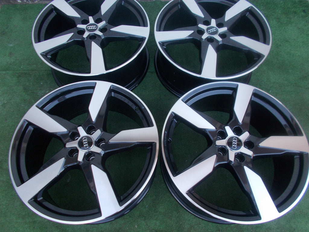 4x Alufelge 20 Zoll 8.5" 5x112 43ET Glanz Schwarz 4K0601025AD Audi Rim Wheel FEL5064712195uy