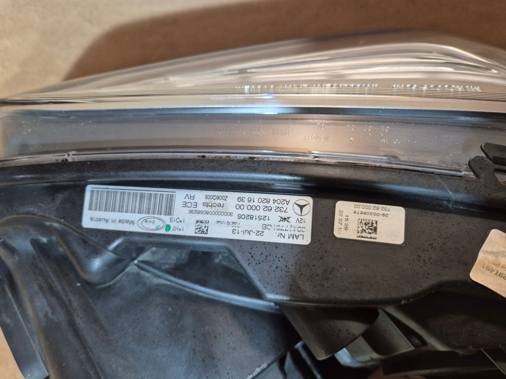 Frontscheinwerfer Mercedes-Benz A2048201639 Xenon Rechts Scheinwerfer Headlight SCH2540539319uj