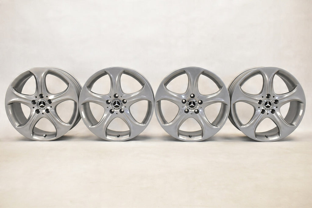 4x Alufelge 18 Zoll 7.5" 5x112 44ET Glanz Grau A2054010600 Mercedes-Benz