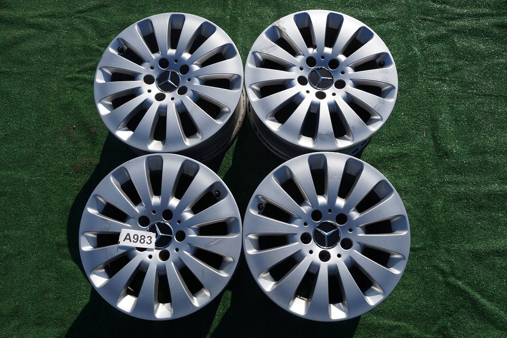 4x Alufelge 16 Zoll 7.0" 5x112 43ET A2044010602 Mercedes-Benz W204 Rim Wheel