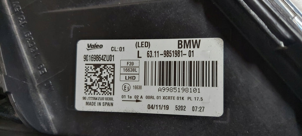 Frontscheinwerfer BMW X2 F39 9851981 LED Links Scheinwerfer Headlight SCH7090159738fc