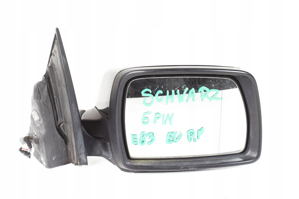 Außenspiegel Seitenspiegel BMW X3 E83 Rechts Schwarz Side Mirror