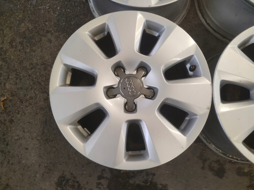 4x Alufelge 16 Zoll 7.5" 5x112 37ET Glanz Silber Audi A6 A4 Rim Wheel FEL4165525093ja