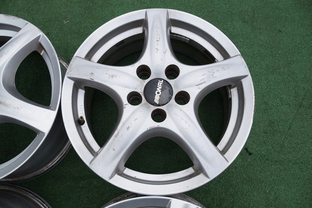 4x Alufelge 16 Zoll 6.5" 5x108 52 5ET Silber 42R6655 Ford Mondeo I Focus C-Max FEL2802820634vi