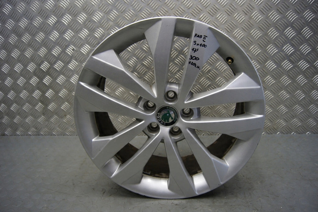 1x Alufelge 17 Zoll 7.0" 5x100 5J0601025N Skoda Fabia Ii Rim Wheel