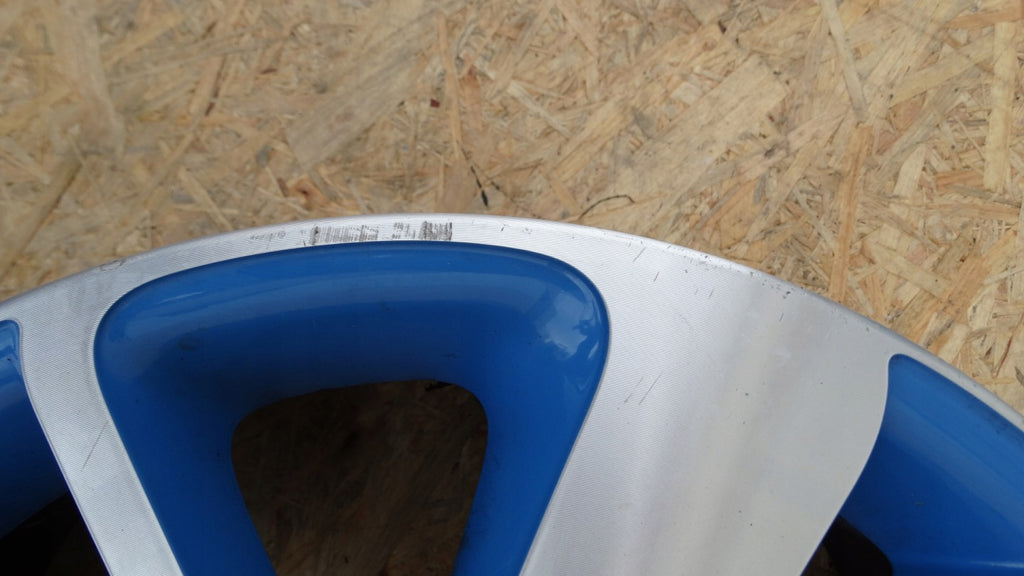 1x Alufelge 17 Zoll 7.0" 4x100 44ET Glanz Blau 403006755R Renault Clio Iv FEL7051824436wh