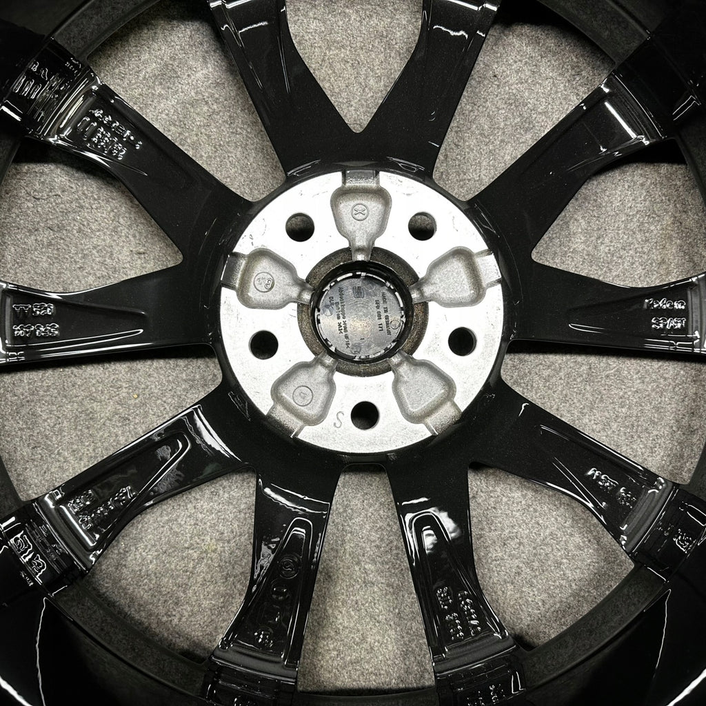 4x Alufelge 18 Zoll 7.5" 5x112 51ET Glanz Schwarz 5F0601025AA Seat Leon FEL2413924910qx