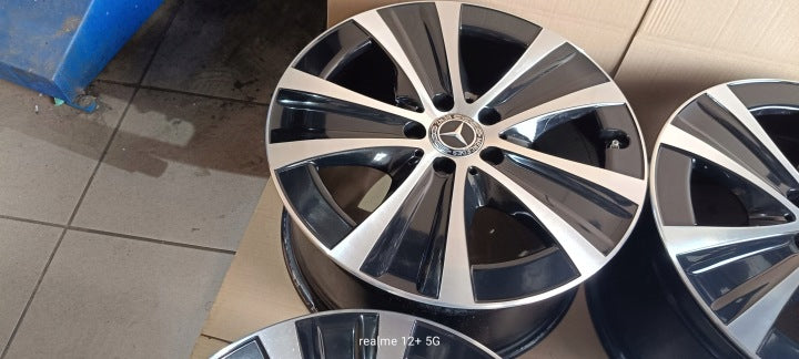 4x Alufelge 18 Zoll 8.0" 5x112 43ET Glanz Schwarz A2134013700 Mercedes-Benz W213 FEL9421653844nd