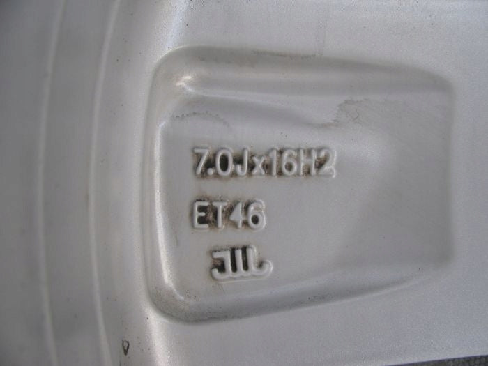 1x Alufelge 16 Zoll 7.0" 5x100 46ET Silber 6V0601025 Skoda Fabia Iii Rim Wheel FEL8489139187su