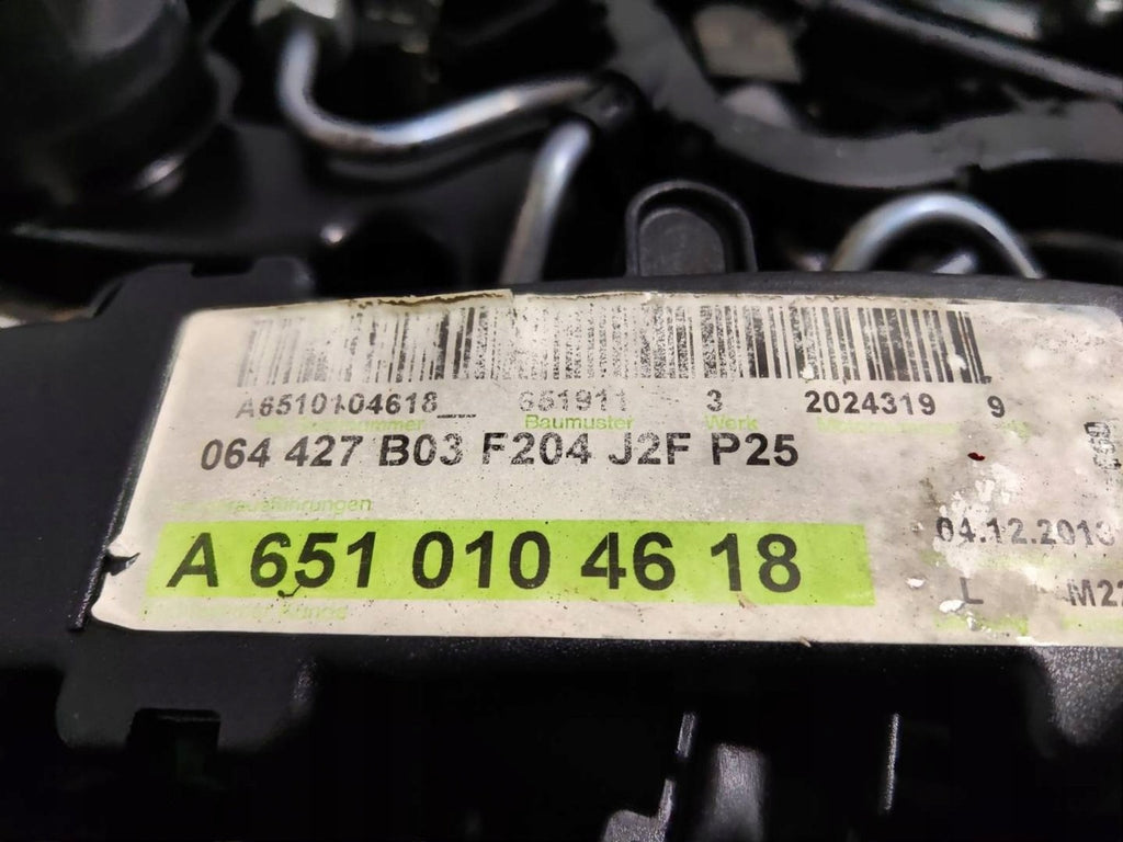 Motor Mercedes-Benz W204 W212 651911 2.2 CDI 2014 Diesel Engine Komplett