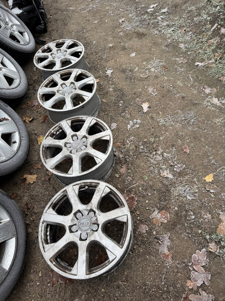 4x Alufelge 17 Zoll 7.0" 5x112 37ET Glanz Silber 8R0601025E Audi Q5 Rim Wheel FEL3657326202jf
