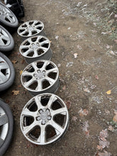 Laden Sie das Bild in den Galerie-Viewer, 4x Alufelge 17 Zoll 7.0" 5x112 37ET Glanz Silber 8R0601025E Audi Q5 Rim Wheel FEL3657326202jf