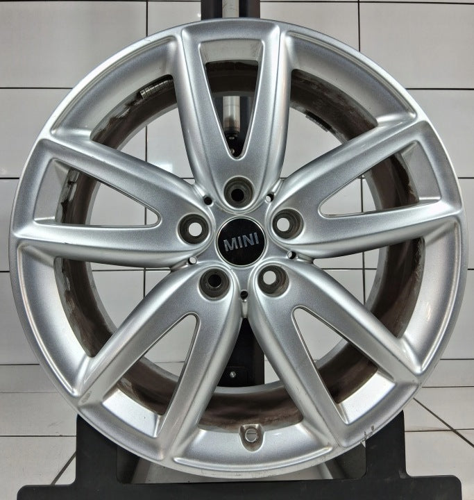 1x Alufelge 18 Zoll 8.0" 5x112 54ET Glanz Silber 6887612 Mini F54 Rim Wheel FEL7858134970fb