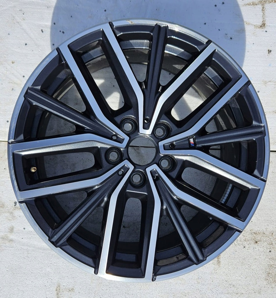 1x Alufelge 18 Zoll 7.5" 5x112 50ET Glanz Schwarz 6891179 BMW 2 F45 Mg Rim Wheel FEL6697985425ay