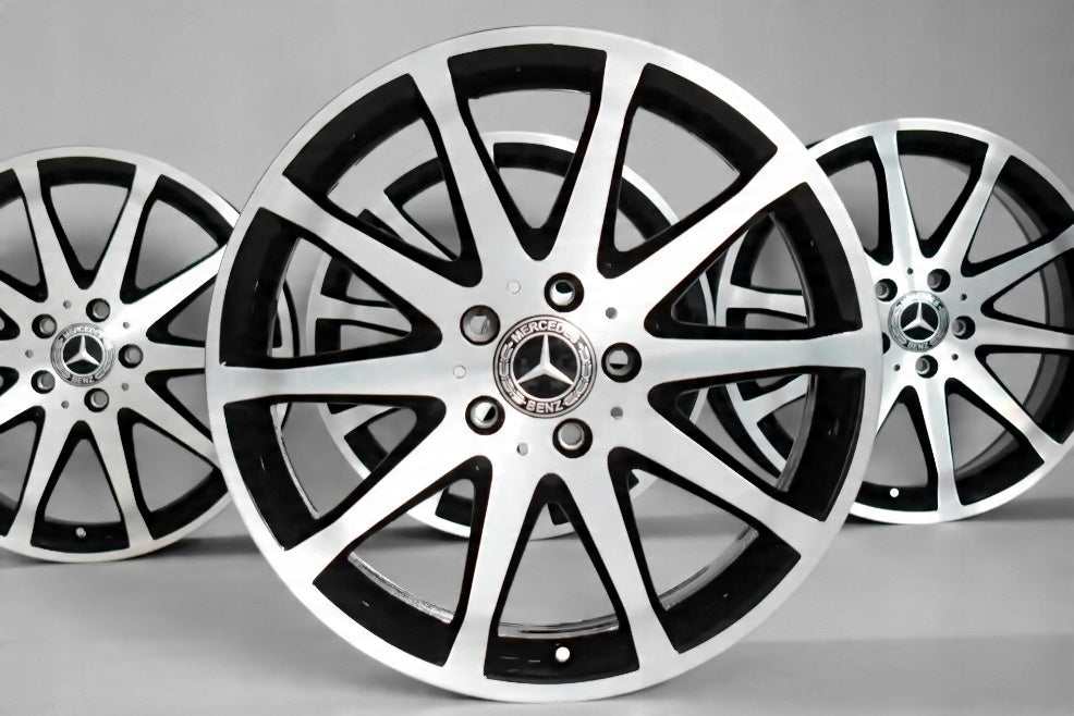 4x Alufelge 18 Zoll 8.0" 5x112 67ET Glanz Silber A2514011102 Mercedes-Benz W251