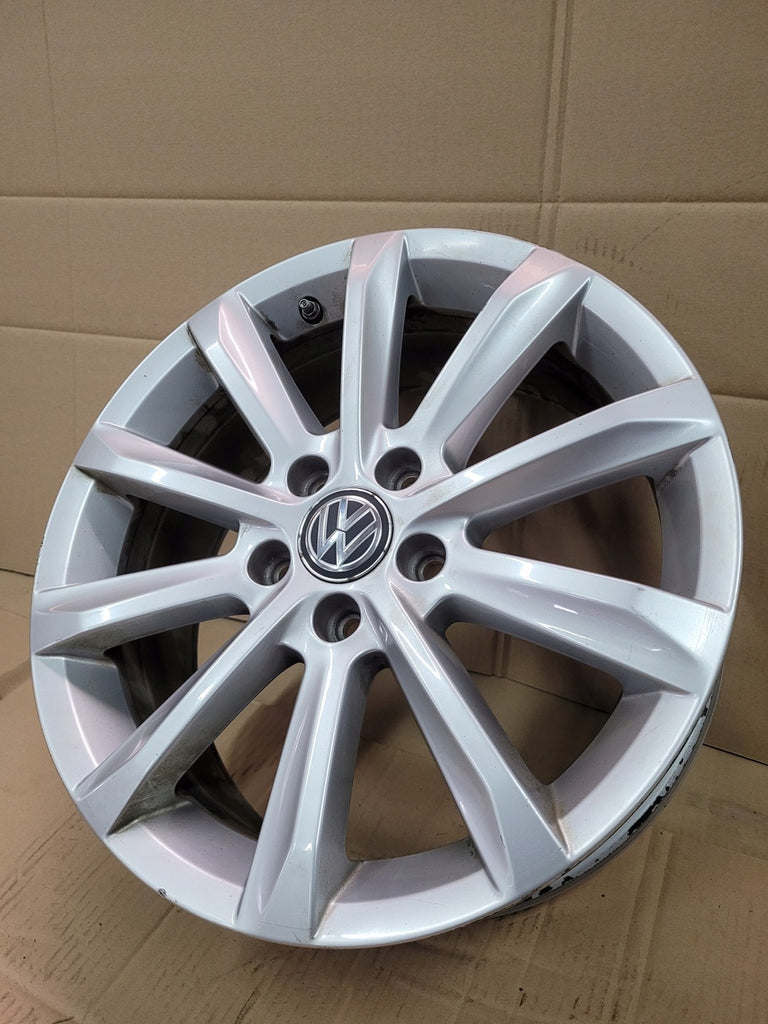 1x Alufelge 17 Zoll 6.5" 5x112 41ET Glanz Silber 3G0071497C VW Passat B8